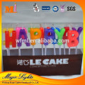 Happy Birthday Letter Candle en venta